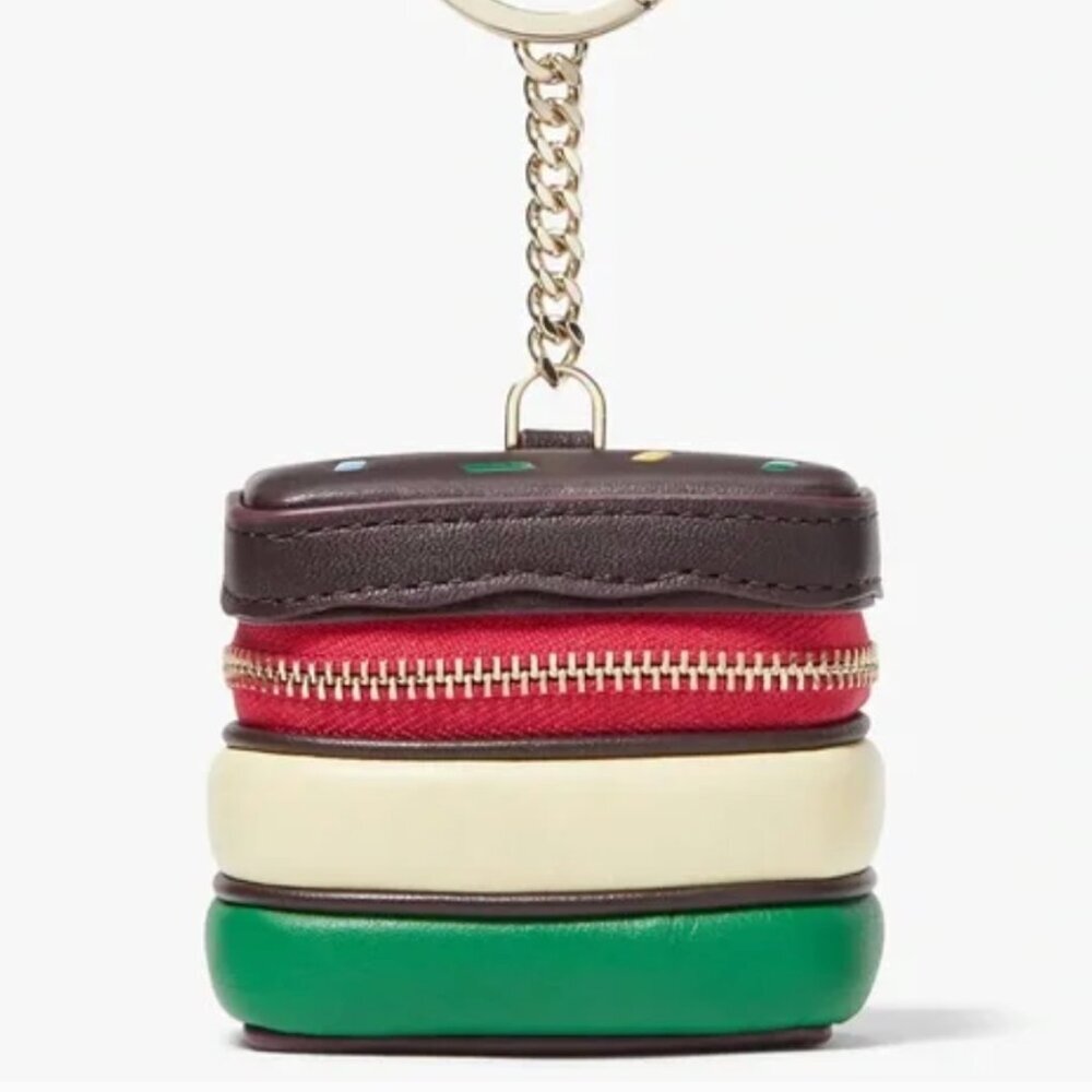 Kate Spade Italian Rainbow Cookie Coin Purse NWOT